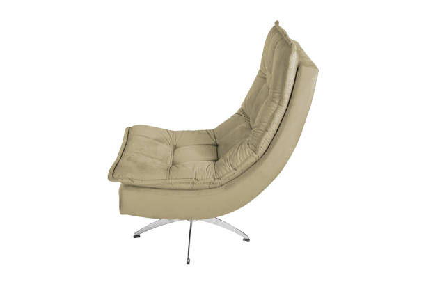 Color sofa armchair isolated on white